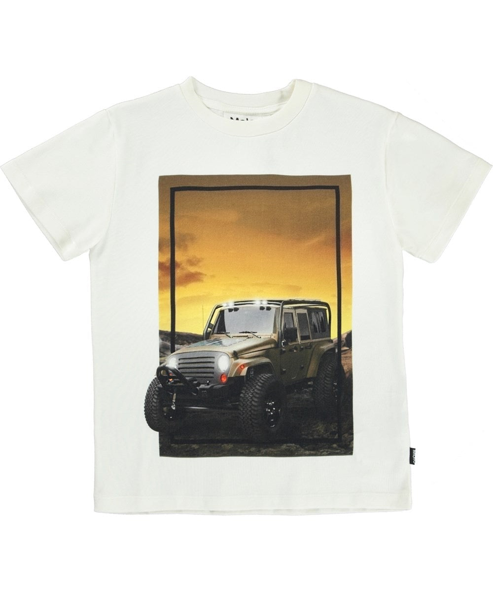 Molo, T-Shirt, Roxo, Golden Jeep