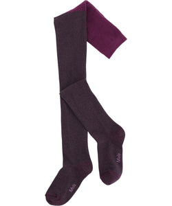 Molo, Glitter Tights, Strumpfhose mit Glitzerfaden, Purple Shadow