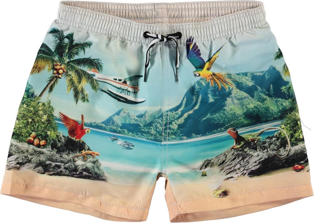 Molo, Badehose, Niko, Welcome to Hawaii
