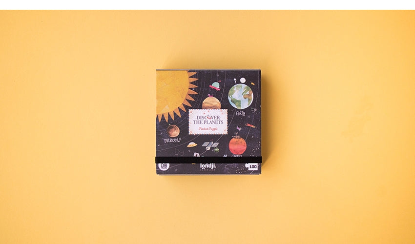 Londji, Puzzle, Discover the Planets, Planetenpuzzle im Taschenformat